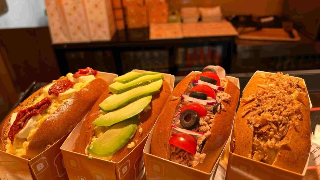 Brioches salées egg sandwich