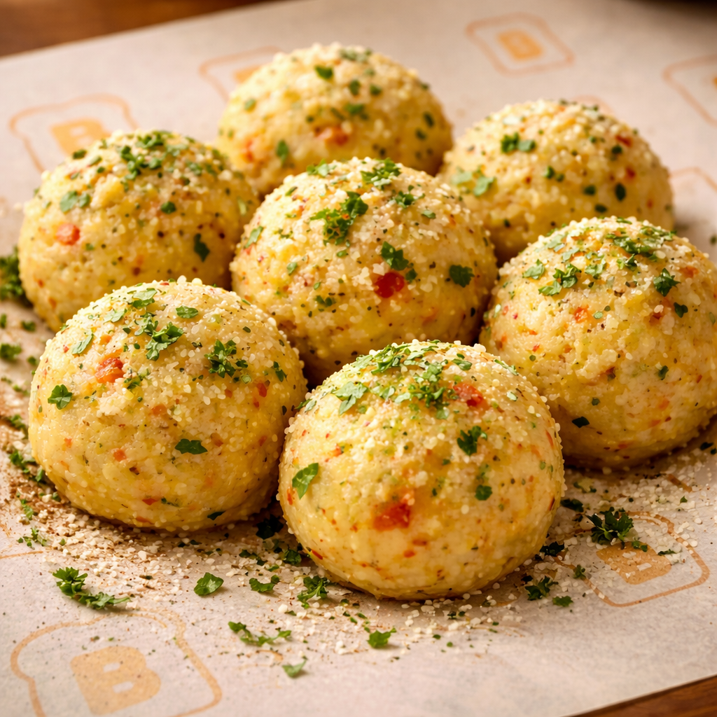 Boulettes de floraline au parmesan